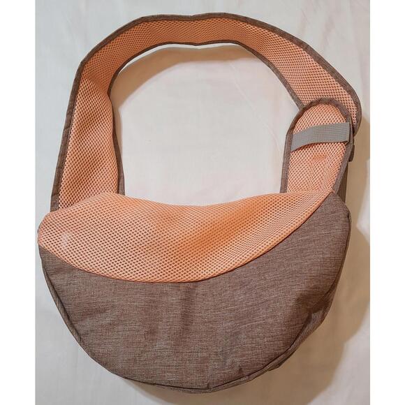 Pet Dog Sling Carrier Size Small Puppy Cat Sling Bag Satchel Travel Breathable - Picture 3 of 7